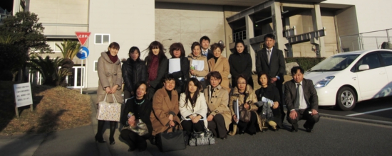 阿部部長と小野営業所長と共に