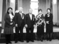 松澤会長（中央）・熊倉副会長（左から二人目）と